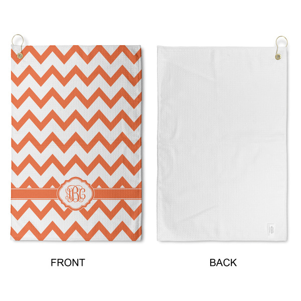 Chevron Waffle Weave Golf Towel - Approval