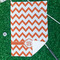 Chevron Waffle Weave Golf Towel - In Context