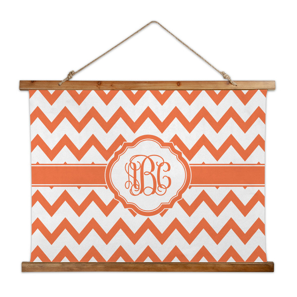 Custom Chevron Wall Hanging Tapestry - Wide (Personalized)
