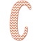 Chevron Wall Letter Decal
