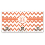 Chevron Wall Mounted Coat Rack (Personalized)