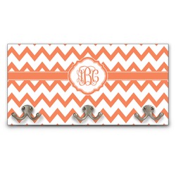 Chevron Wall Mounted Coat Rack (Personalized)