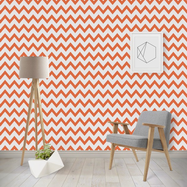 Custom Chevron Wallpaper & Surface Covering