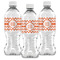 Chevron Water Bottle Labels - Front View