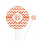 Chevron Round Plastic Stir Sticks (Personalized)