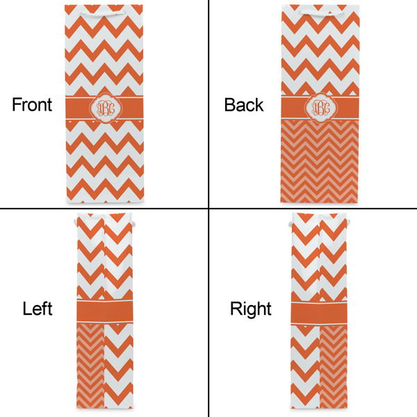 Chevron Wine Gift Bag - Gloss - Approval