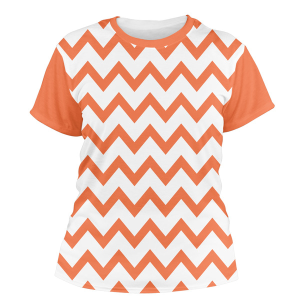 Custom Chevron Women's Crew T-Shirt - Large
