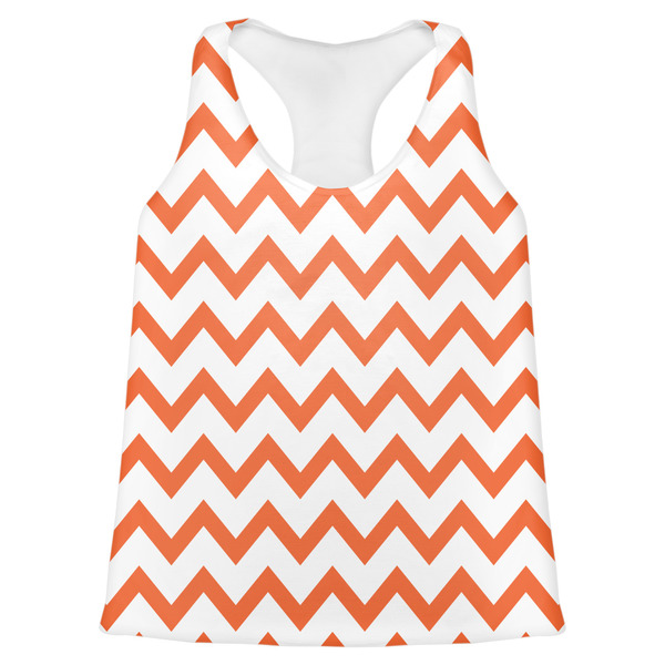 Custom Chevron Womens Racerback Tank Top - 2X Large