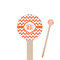 Chevron Round Wooden Stir Sticks (Personalized)