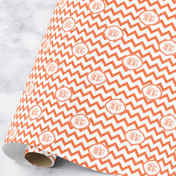 Custom Chevron Wrapping Paper Roll - Large (Personalized)