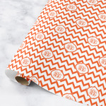 Chevron Wrapping Paper Roll - Small (Personalized)