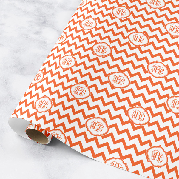 Custom Chevron Wrapping Paper Roll - Small (Personalized)