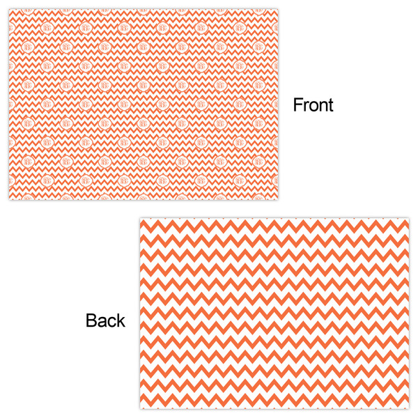 Chevron Wrapping Paper Sheet - Double Sided - Front & Back