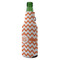 Chevron Zipper Bottle Cooler - ANGLE (bottle)