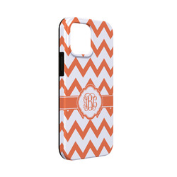 Chevron iPhone Case - Rubber Lined - iPhone 13 Mini (Personalized)