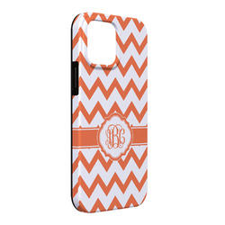 Chevron iPhone Case - Rubber Lined - iPhone 13 Pro Max (Personalized)