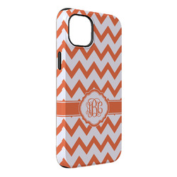 Chevron iPhone Case - Rubber Lined - iPhone 14 Pro Max (Personalized)