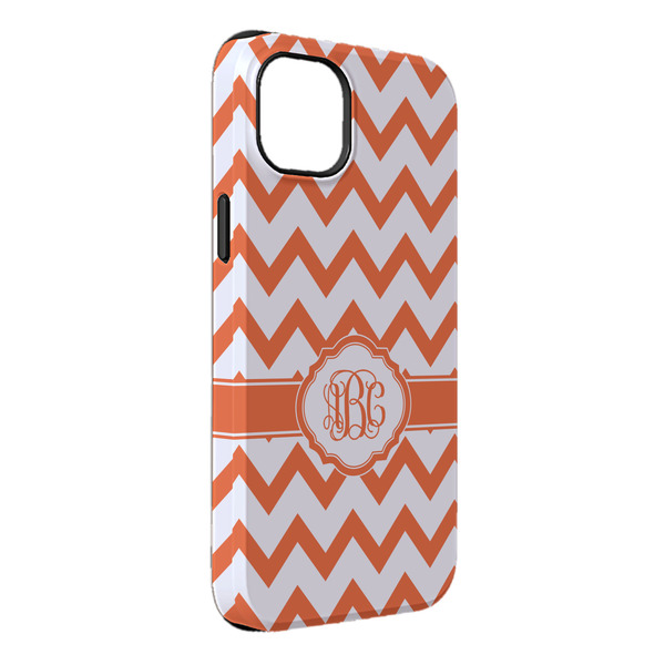 Custom Chevron iPhone Case - Rubber Lined - iPhone 14 Pro Max (Personalized)