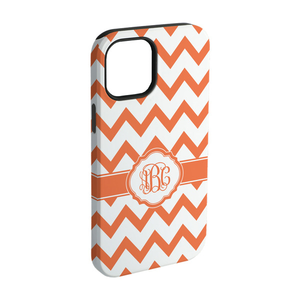 Custom Chevron iPhone Case - Rubber Lined - iPhone 15 (Personalized)