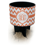 Chevron Black Beach Spiker Drink Holder (Personalized)