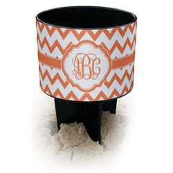 Chevron Black Beach Spiker Drink Holder (Personalized)