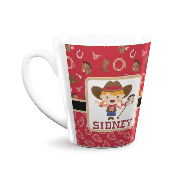 Red Western 12 Oz Latte Mug - Front