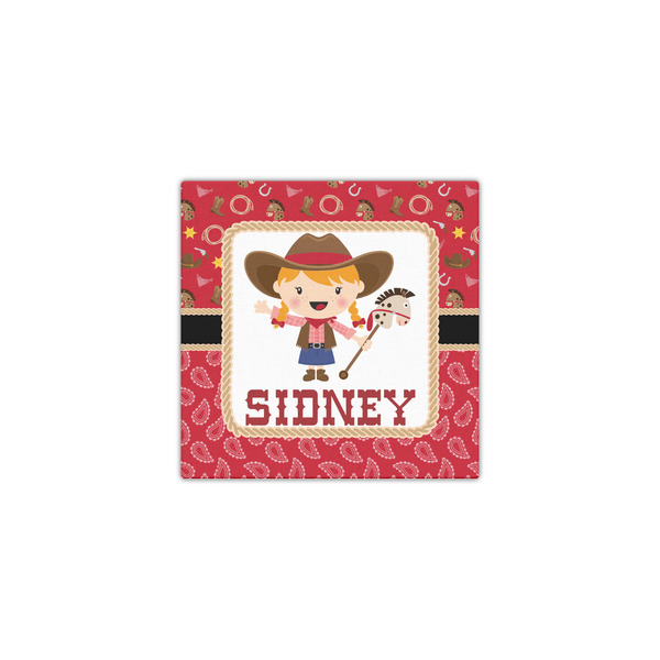 Red Western 12x12 - Canvas Print - Front View