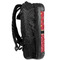Red Western 13" Hard Shell Backpacks - Side View