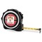 Red Western 16 Foot Black & Silver Tape Measures - Front