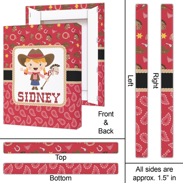 Red Western 16x20 - Canvas Print - Approval