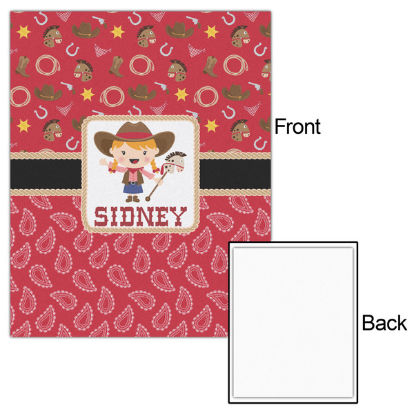 Red Western 16x20 - Matte Poster - Front & Back