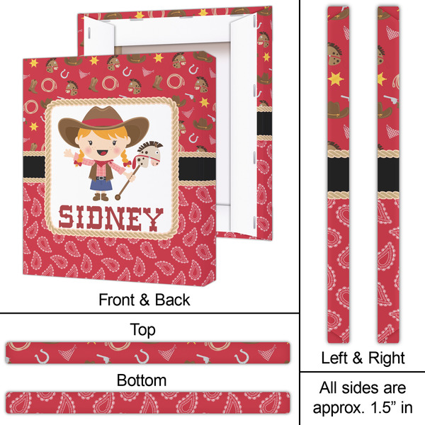 Red Western 20x24 - Canvas Print - Approval