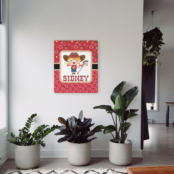 Red Western 20x24 - Canvas Print - In Context