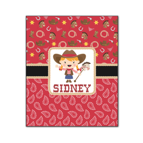 Red Western 20x24 Wood Print - Front View