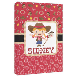 Red Western Canvas Print - 20x30 (Personalized)