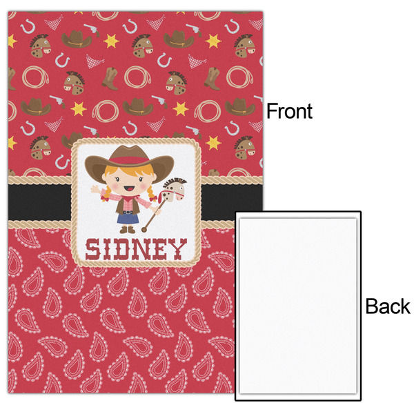 Red Western 20x30 - Matte Poster - Front & Back