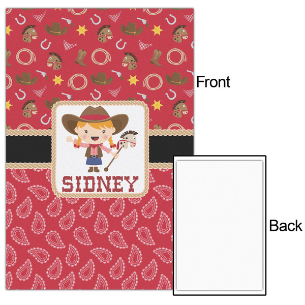 Red Western 24x36 - Matte Poster - Front & Back