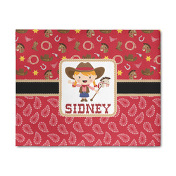 Red Western 8' x 10' Indoor Area Rug (Personalized)