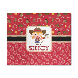 Red Western 8' x 10' Patio Rug (Personalized)