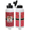 Red Western Aluminum Water Bottle - White APPROVAL