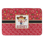 Red Western Anti-Fatigue Kitchen Mat (Personalized)