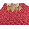Red Western Apron - Pocket Detail with Props