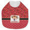 Red Western Jersey Knit Baby Bib w/ Name or Text