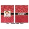Red Western Baby Blanket (Double Sided - Printed Front and Back)