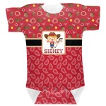 Red Western Baby Bodysuit (Personalized)