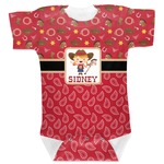 Red Western Baby Bodysuit 0-3 (Personalized)