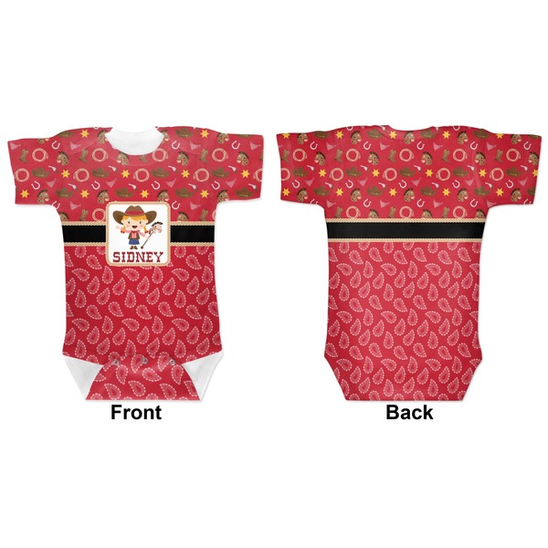 Red Western Baby Bodysuit Approval