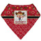 Red Western Bandana Bib (Personalized)