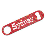 Red Western Bar Bottle Opener w/ Name or Text