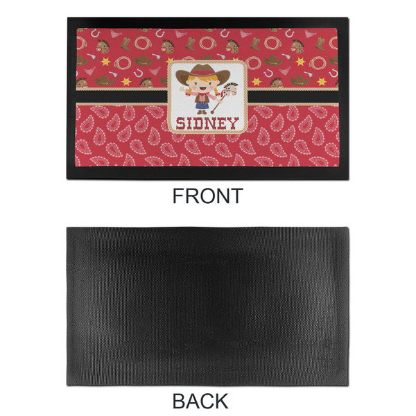 Red Western Bar Mat - Small - APPROVAL